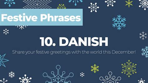 merry christmas in danish pronunciation