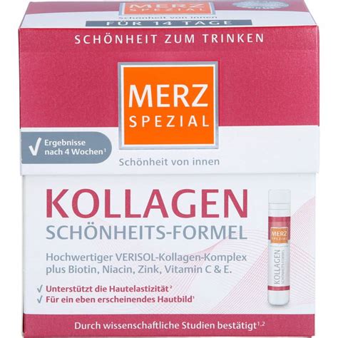 merz kollagen trinkampullen test