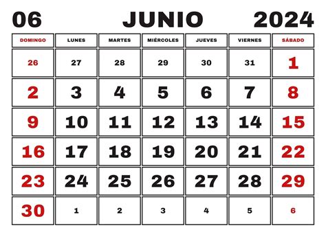 mes de junio 2024