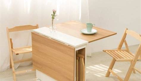 Mesa de Cocina plegable con 2 sillas de segunda mano por 45 € en Sant