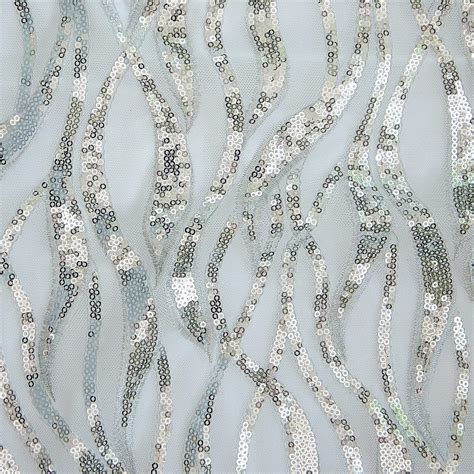 Mesh Fabric With Sequins