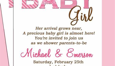 49 Cute and Uncommon Baby Shower Invitation Wordings