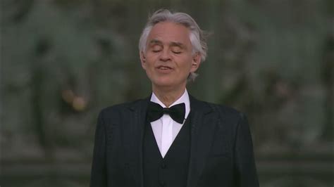 message andrea bocelli on youtube