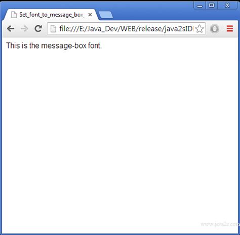message box in html codepen