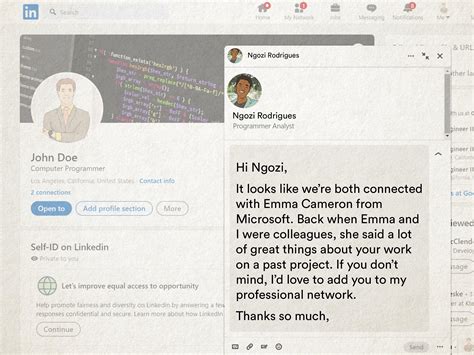 Message Lock On Linkedin