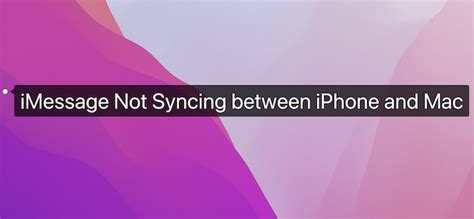 messages not syncing between iphone and macbook air