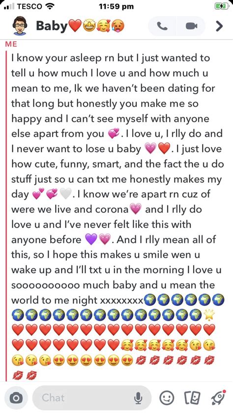 messages to send while he's asleep