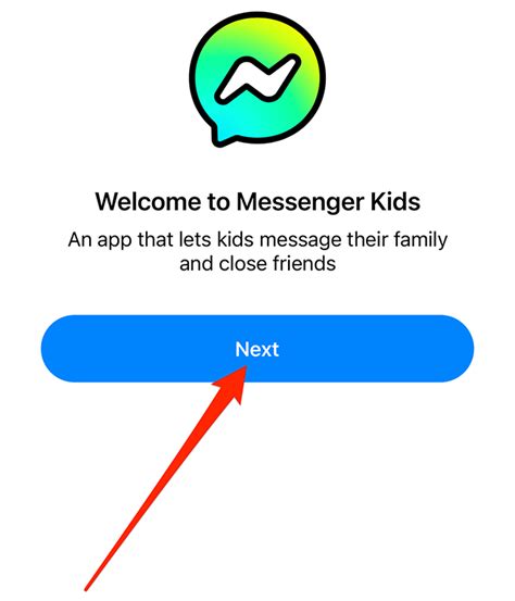 messenger kids login failure
