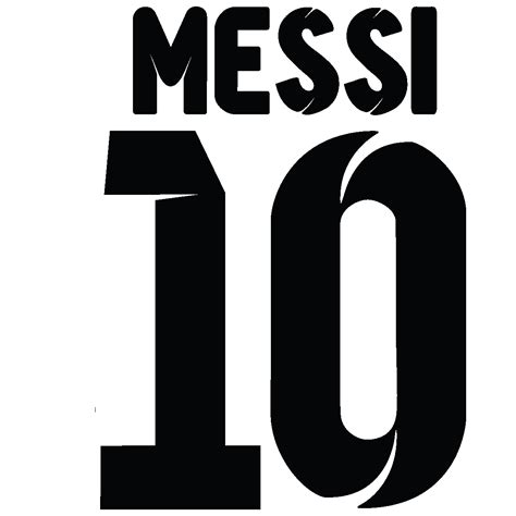 messi 10 logo png