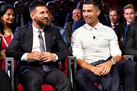 messi and ronaldo sitting together