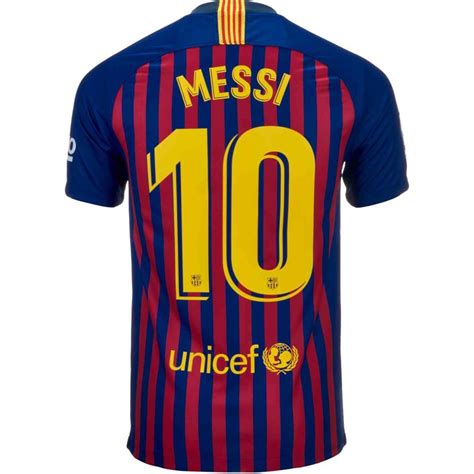 messi barcelona home jersey