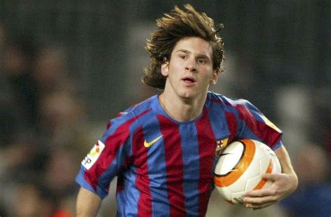 messi debut age