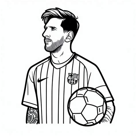 Messi Dibujo