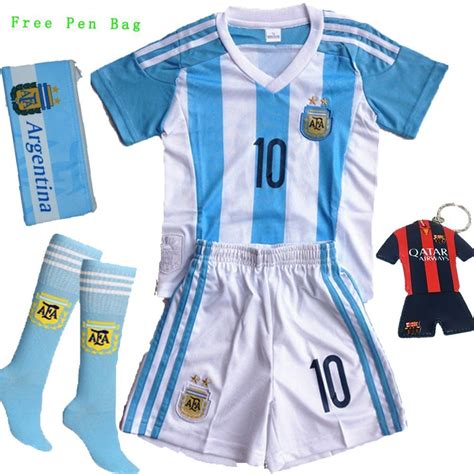 messi jersey and shorts kids