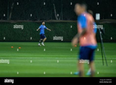Messi Training Alone