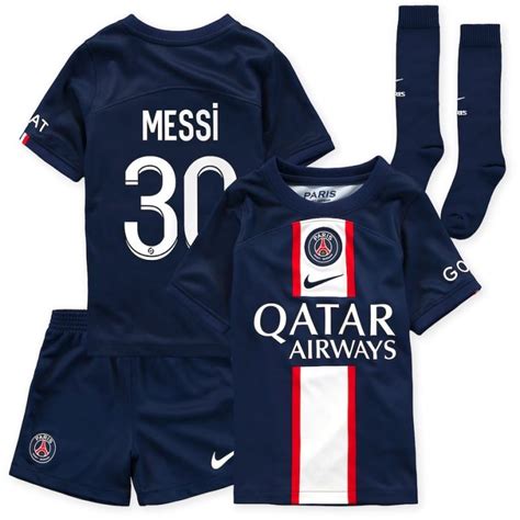 messi youth psg jersey