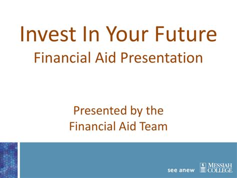 messiah college financial aid office address