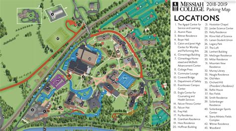 messiah college map campus