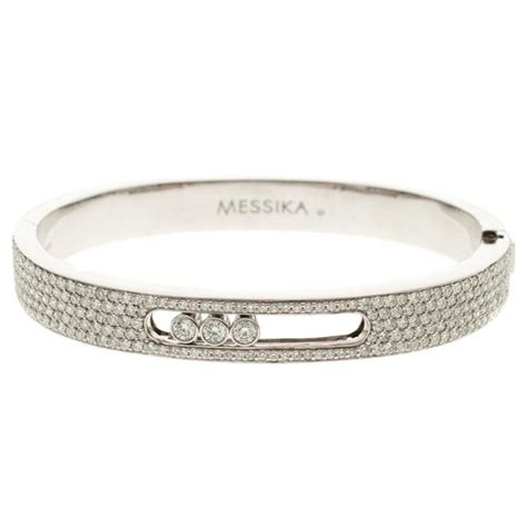 messika diamond bracelet white gold