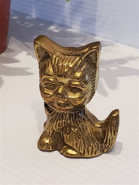 Messing Dekor Stück Vintage Messing Entscheidungsrad Büro Etsy