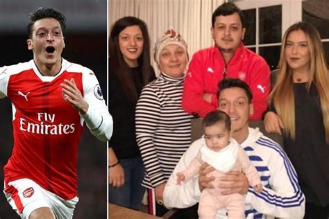 mesut ozil with family