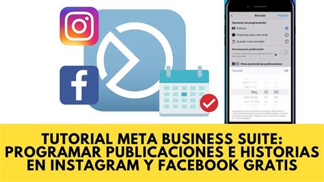 meta business instagram programar