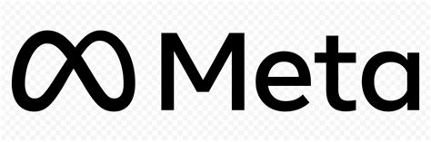 meta logo black and white