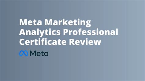 meta marketing certification reviews