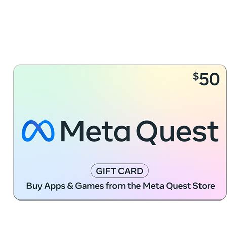 meta quest store gift card