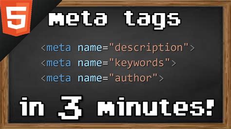 Meta Tags In Html W3Schools