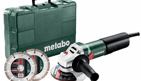 Meuleuse d'angle Metabo WEA 11125 Quick 603626000 125 mm