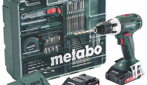 Perceusevisseuse avec accessoires Metabo BS 18 Set