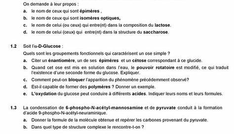 Metabolisme Des Glucides Exercices Corriges Pdf Pin On Issa
