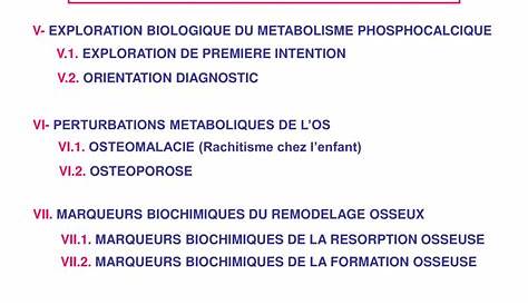 Metabolisme Phosphocalcique Ppt PPT EXPLORATION DU METABOLISME PHOSPHOCALCIQUE