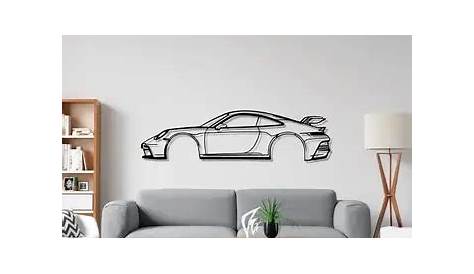 Car Metal Silhouette Wall Art Metal Wall Decormetal Wall - Etsy