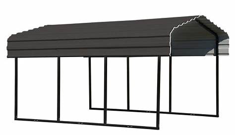 Shop Arrow 10.07ft x 10.13ft x Metal Single Car Carport