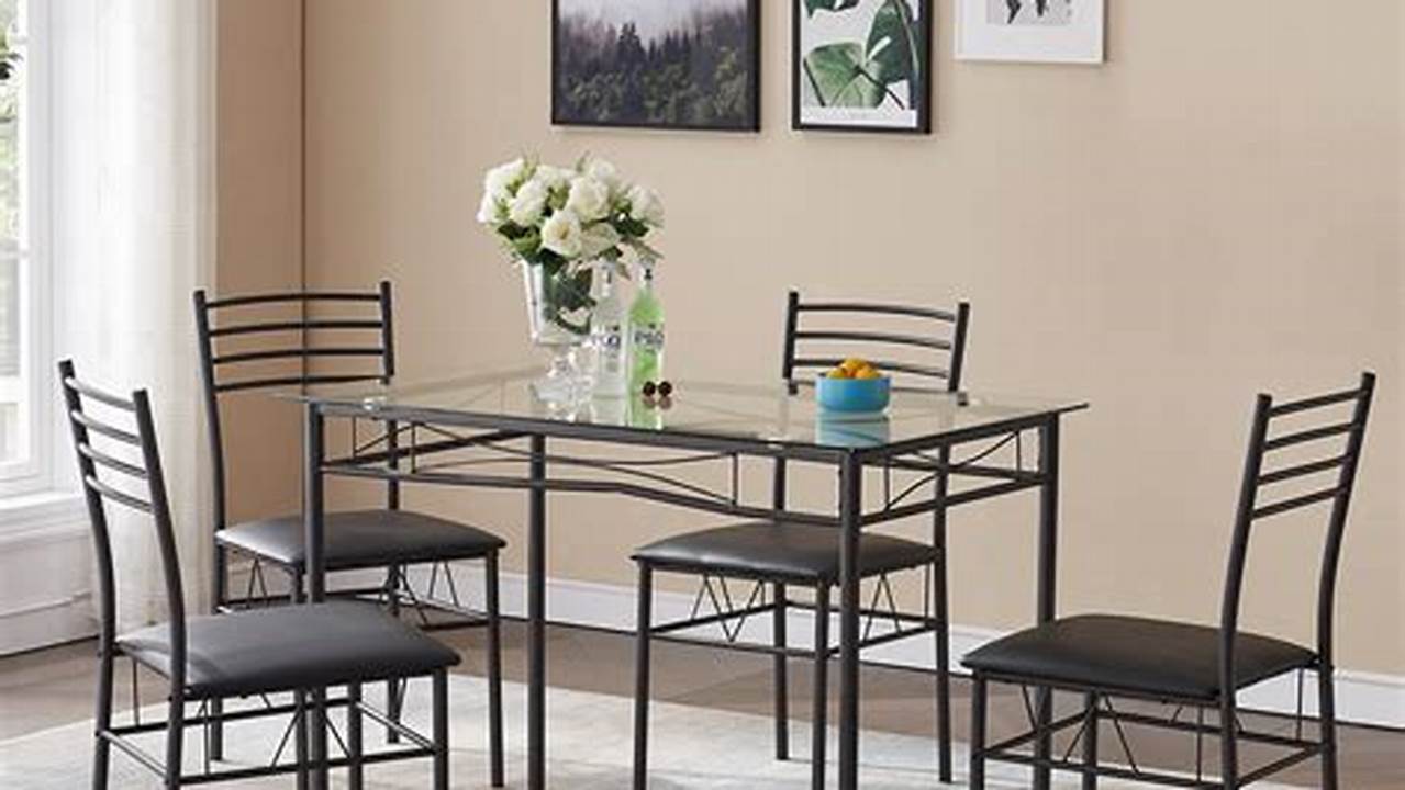 Metal Kitchen Table and Chair Sets: The Perfect Way to Upgrade Your Dining Space