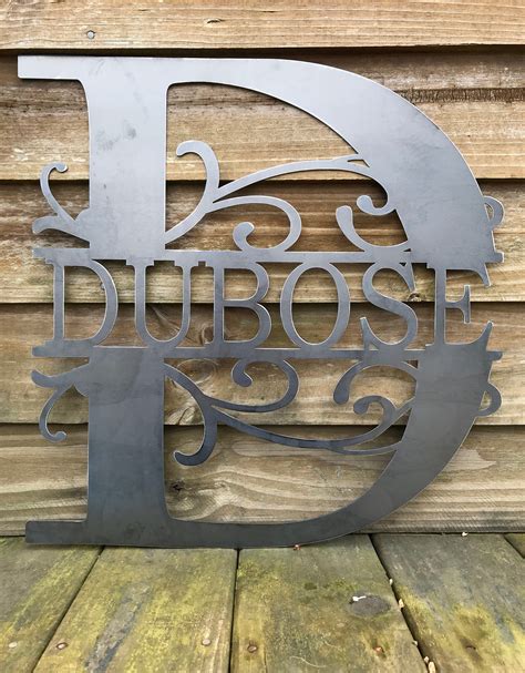 RUSTY METAL LETTERS, 5 Or 12 Tall fat font , rustic metal lettering
