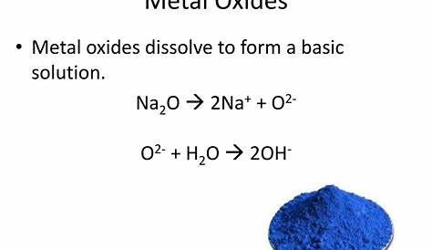 Metal Oxide Acid Gives PPT KS3 Chemistry PowerPoint Presentation, Free Download