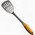 metal spatula with wooden handle
