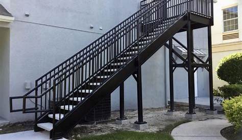 metal-stairs-outside-1 | Traditional Stairs