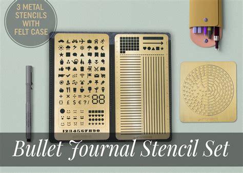 Metal Stencils For Journaling