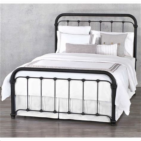 metal bed frames queen target