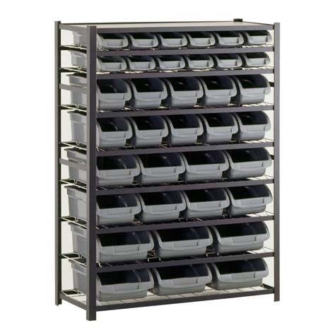 Metal Bin Storage Rack