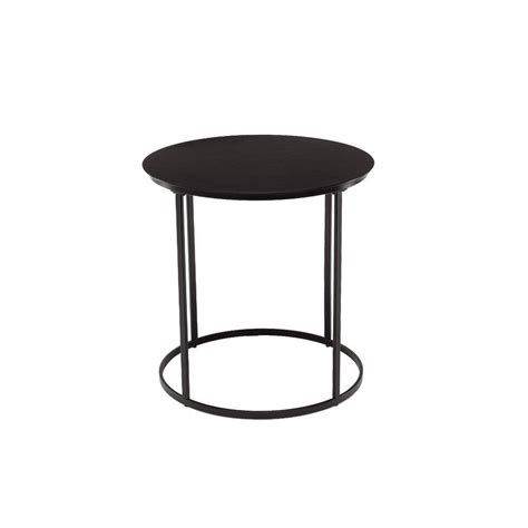 Metal Black End Table