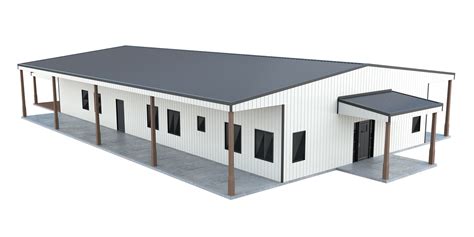 metal building kits with living quarters