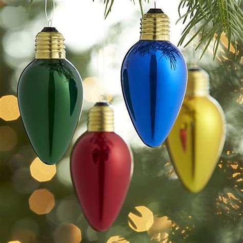 Metal Christmas Bulbs