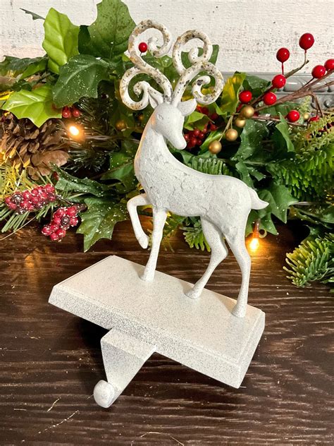 Metal Deer Stocking Holder
