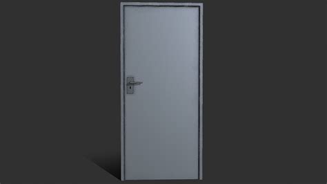 metal door 3d model free