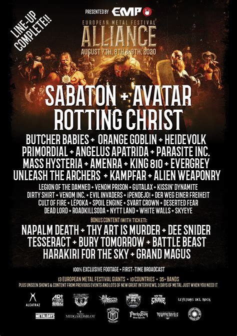 metal festivals europe 2024